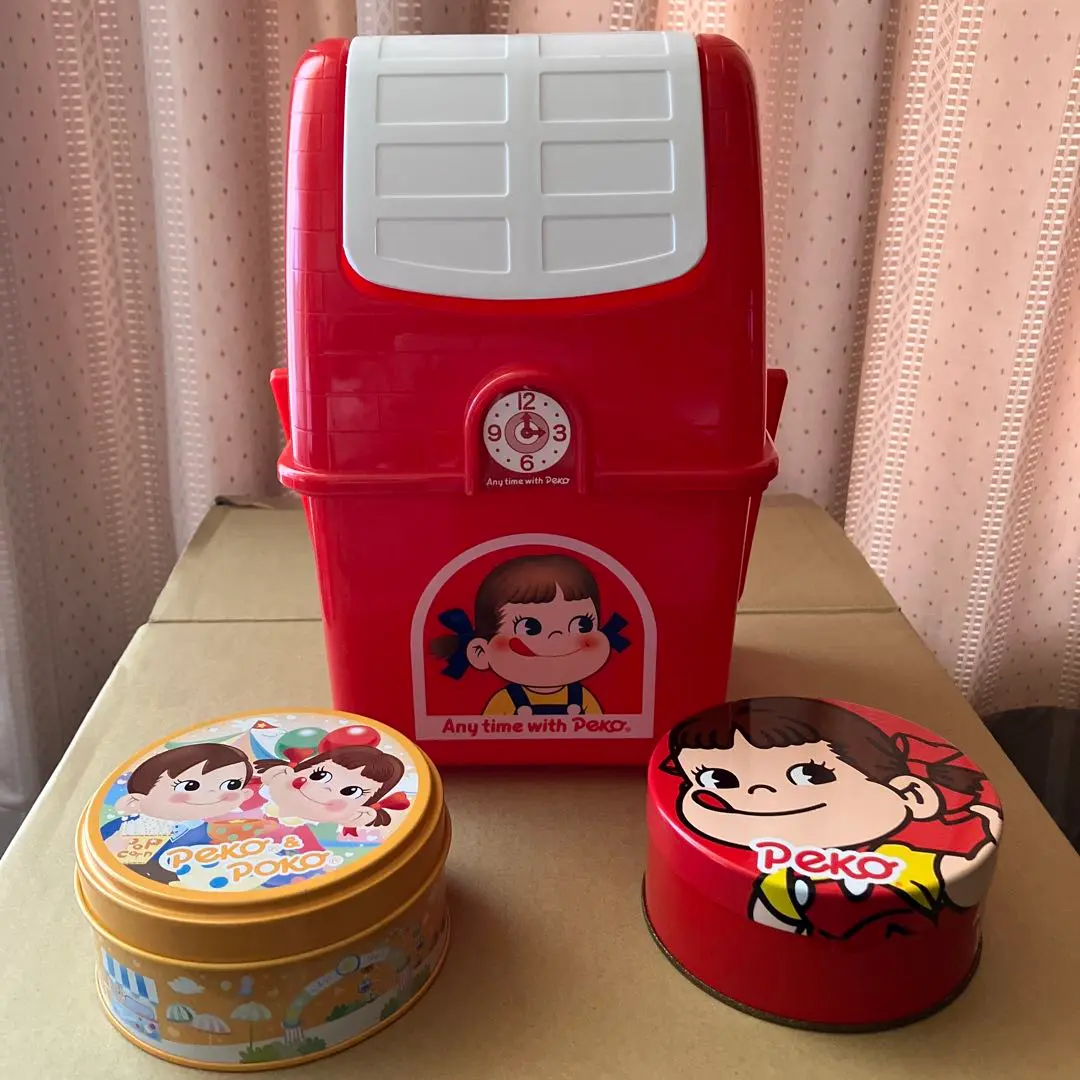 ペコちゃんポコちゃん　ゴミ箱　傘立て　長い物収納　不二家　昭和レトロ　未使用 2025年最新】ペコちゃんのゴミ箱の人気アイテム - メルカリ
