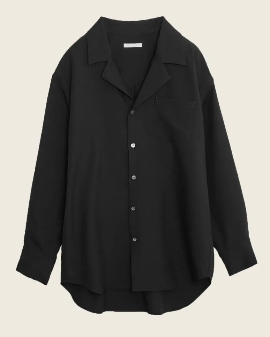 enof イナフ long sleeve cord shirt