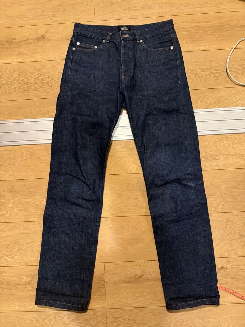 Thumbnail of A.P.C. Dark Blue Straight Denim