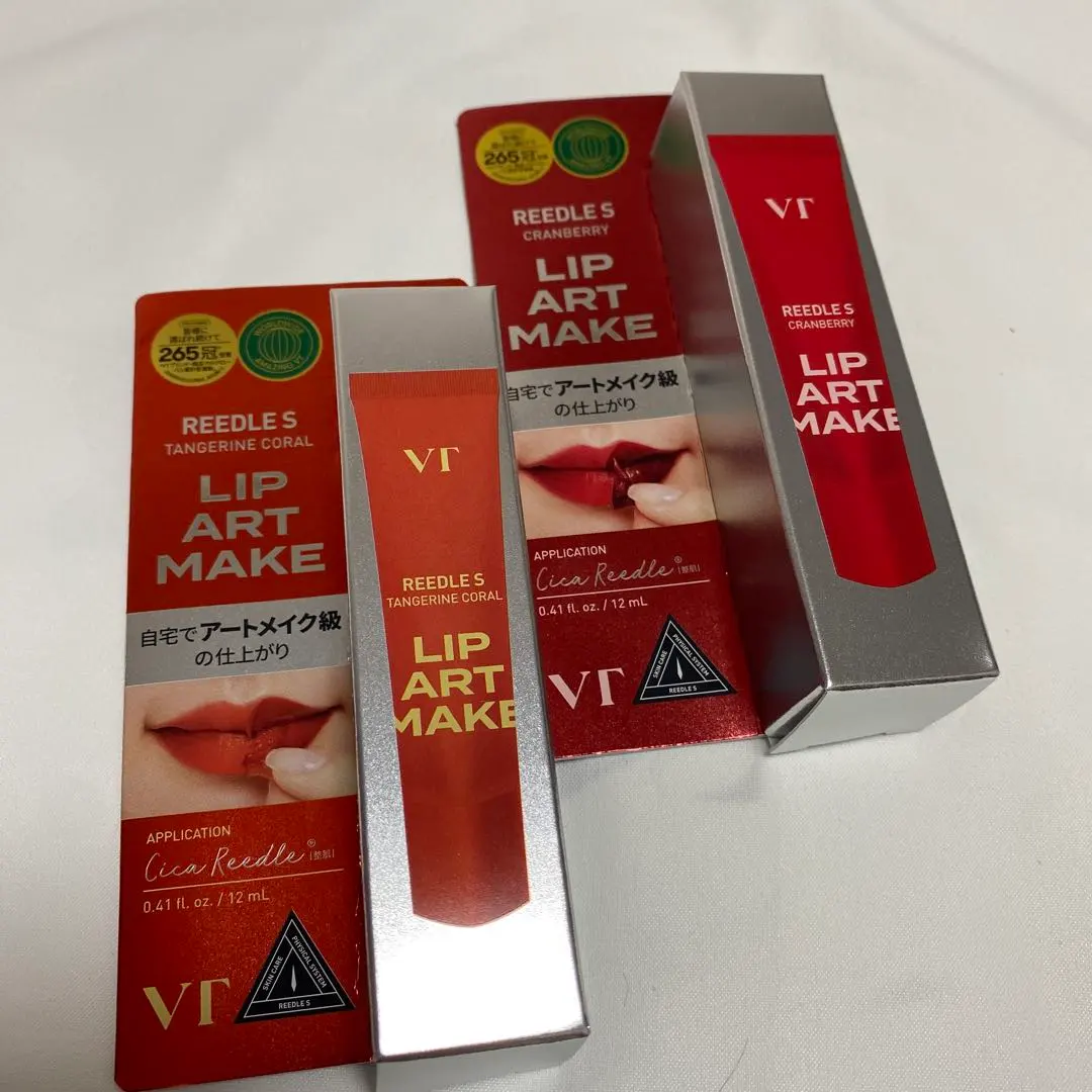 Thumbnail of VTR Tint Leedle S Lip Art Make - Cranberry & Tangerine Coral