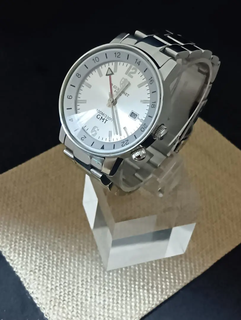 Thumbnail of Working Watch: Mirror Finish Custom GMT Military Watch with Rotating Bezel