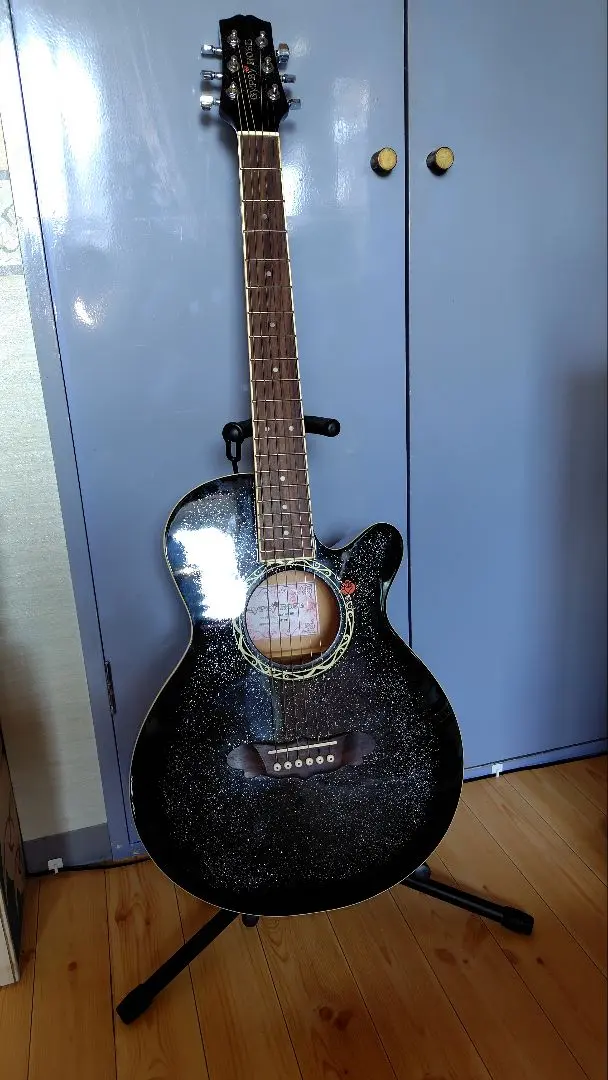 美品　Gypsy Rose アコースティックギター 青 美品 Gypsy Rose アコースティックギター 青