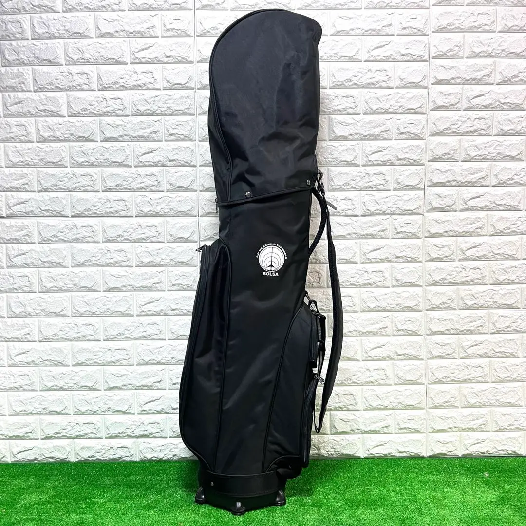 希少 ミズノ BOLSA VOADORA キャディバッグ ヘッドカバー付き MIZUNO GOLF ミズノ ボルサヴォアドーラ BOLSA VOADORA CART