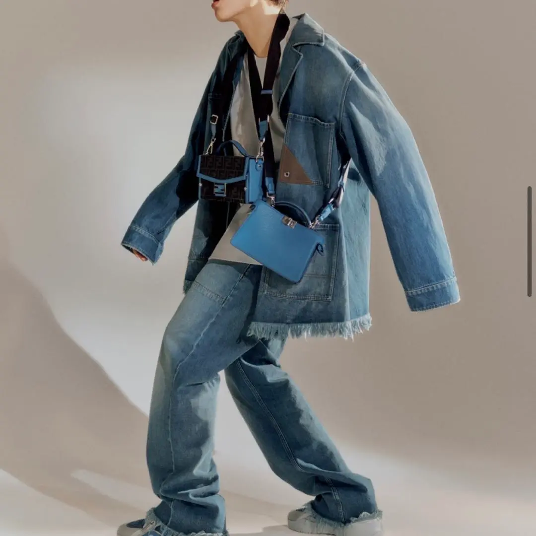 ♣FENDI JEANS 春夏　ショートコート　ジャケット　アウター　ブルゾン 2025年最新】Fendi メンズ Gジャン・デニムジャケットの人気