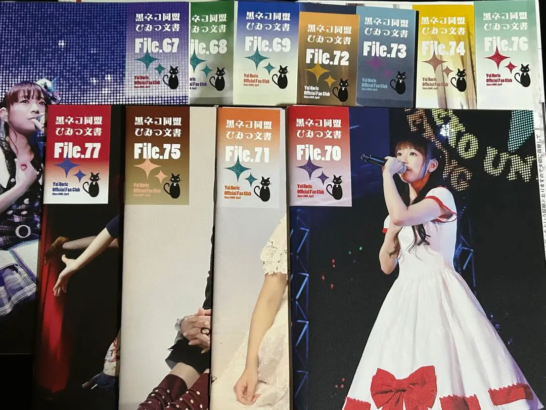 堀江由衣　ファンクラブ会報55号〜66号プラス4冊 堀江由衣 ファンクラブ会報55号〜66号プラス4冊 - メルカリ