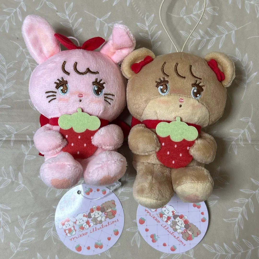 mikko 草莓吉祥物玩偶 的縮圖