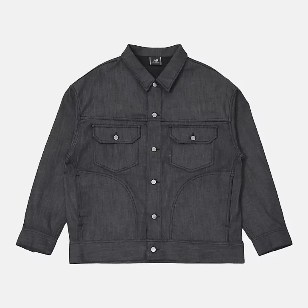 New Balance MET24 Denim Cardigan ブラック （ニューバランス