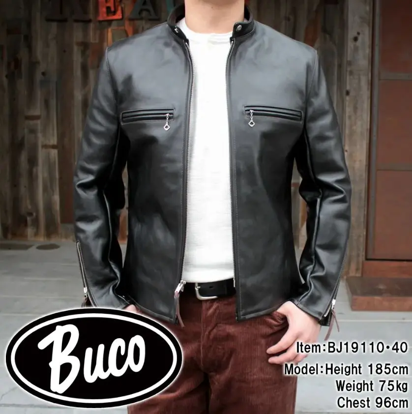 Buco スティールハイド シングルライダースジャケット 2025年最新】Buco メンズ シングルライダースの人気アイテム