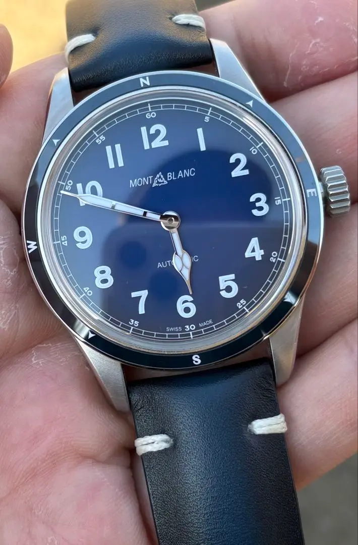 し*。様 Montblanc 1858 モンブラン ジャンルソーベルト装着　付属 モンブラン 1858 オートマティックジャンルソーベルト装着