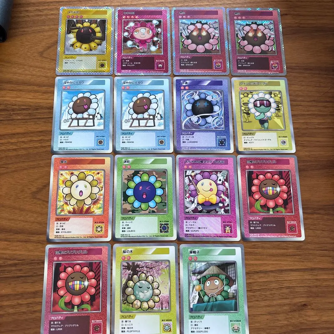 初代　村上隆　108フラワーズ　コンプリート　コンプ　12枚　スーパーレア　SR 予約】村上隆 Murakami.Flowers Collectible Trading Card 108