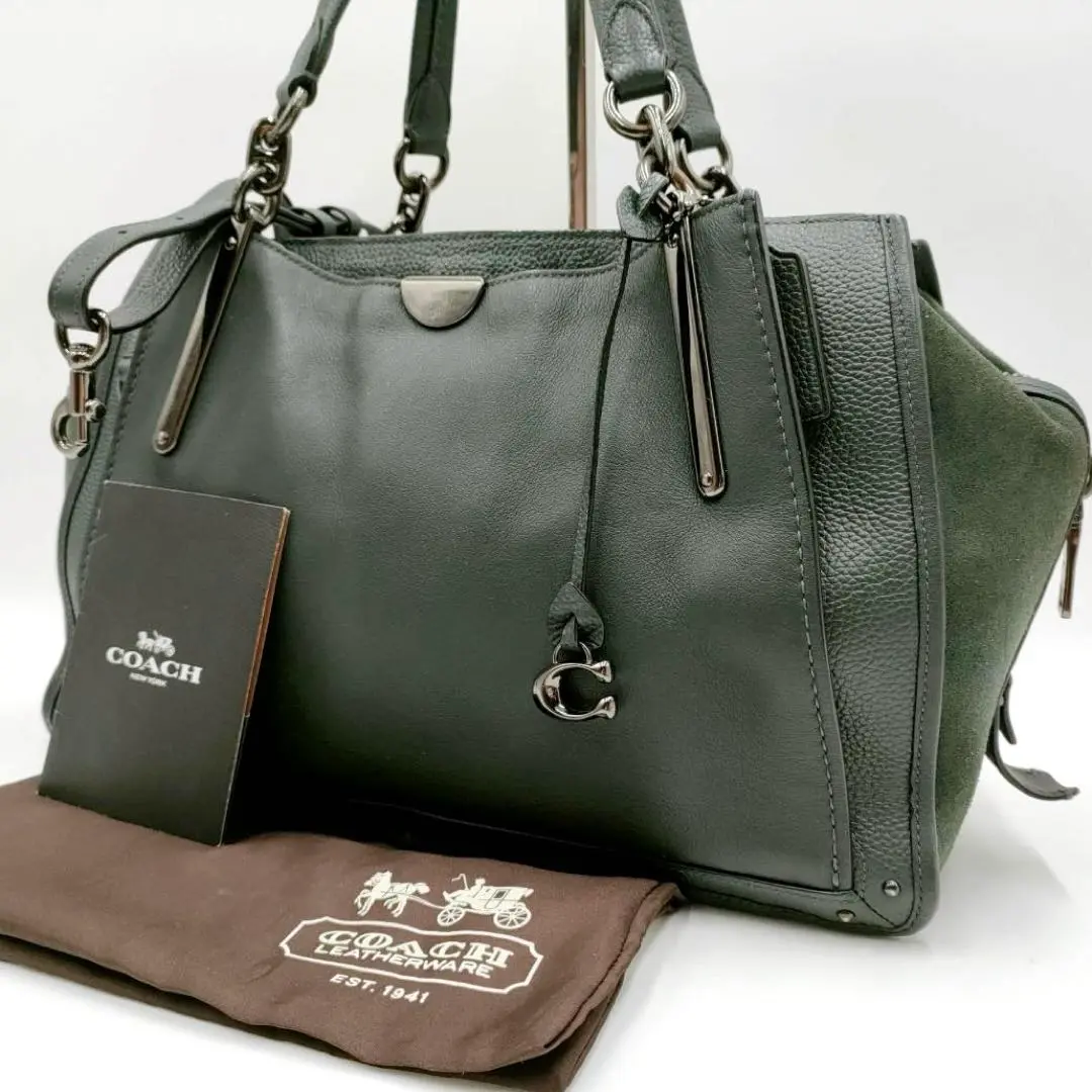 ⭐️未使用級⭐️コーチ　ドリーマー2wayショルダーバッグ　レザー　レディース 極美品】コーチ 2way ハンドバッグ レザー パイソン ショルダー