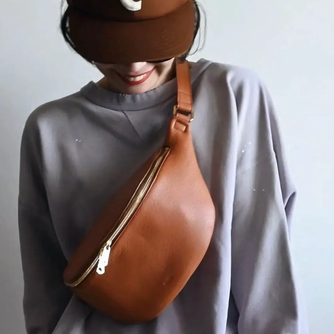 極美品✨ch!iii bag スエードウエストバッグ　chiiii Shrink Leather Waist Bag – ch!iii