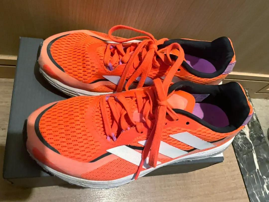 【新品未使用】ADIZERO SL2 M 24.5 ADIDAS-ADIZERO SL2 M CBLACK/ZEROMT/SPARK - Running shoe