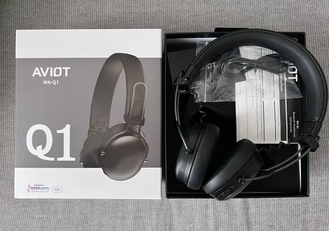 [ほぼ未使用] AVIOT WA-Q1 マルチポイント ノイキャン 備品完備 Amazon.co.jp: AVIOT WA-Q1 ノイズキャンセリング搭載