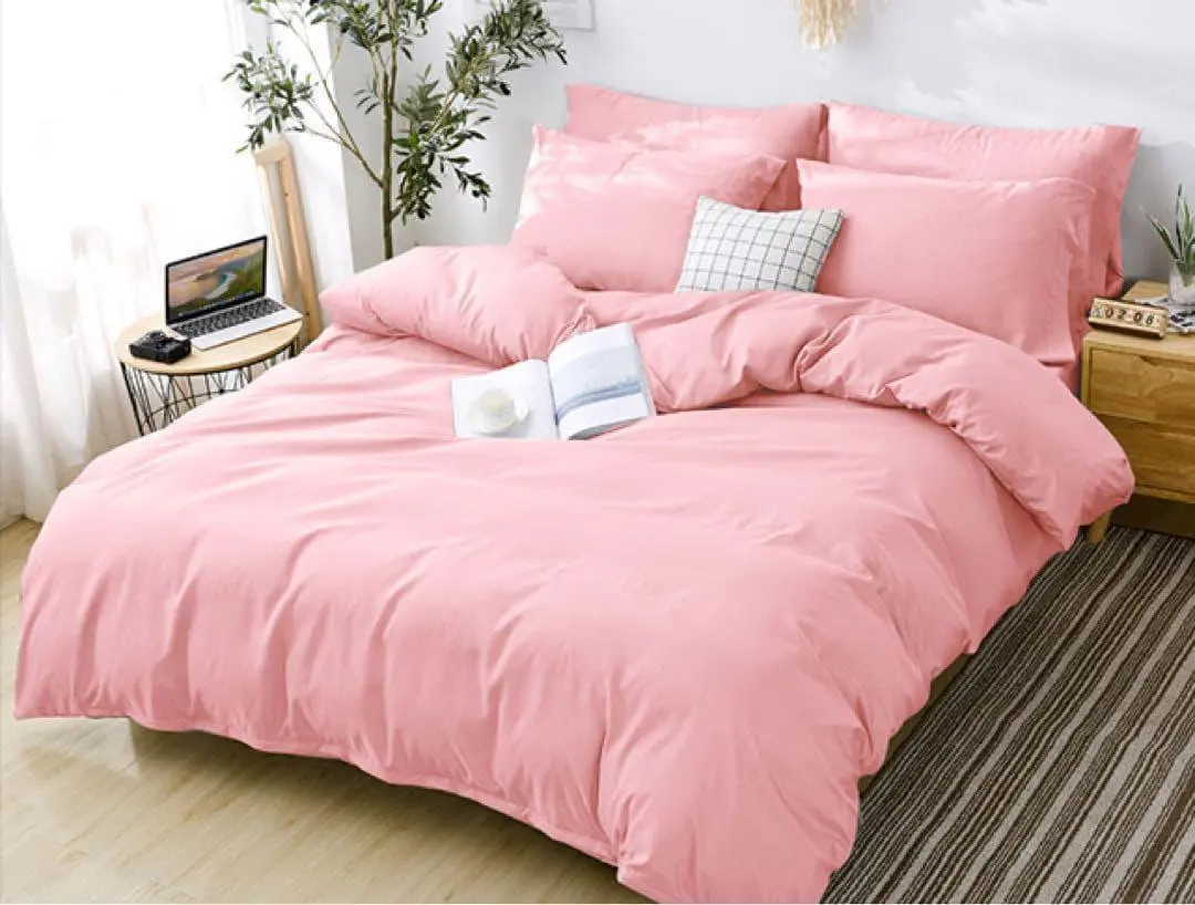 Thumbnail of ★Duvet Cover, Bedding Cover, Washable, Anti-mite, Wrinkle-resistant, Quick-drying, Single Item, Pink