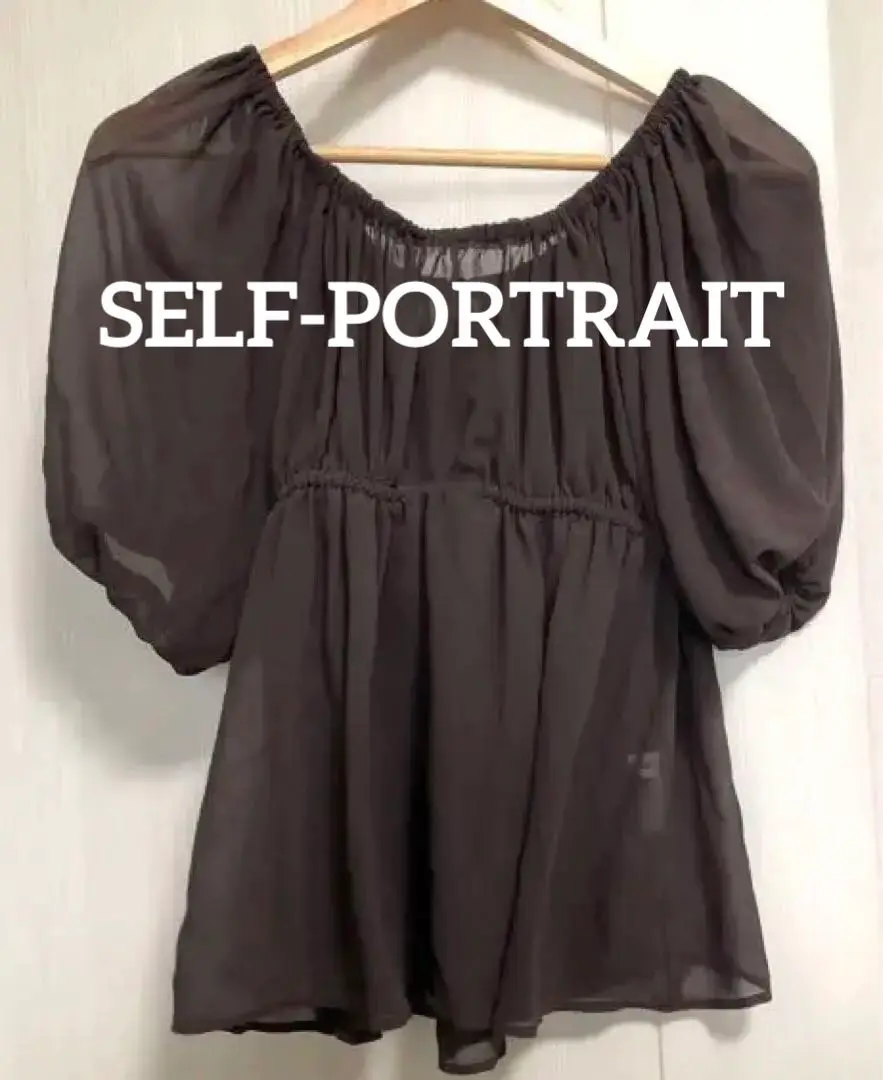SELF PORTRAIT - セルフポートレート カットソー M SELF PORTRAIT(セルフ・ポートレイト) Tシャツ・カットソー