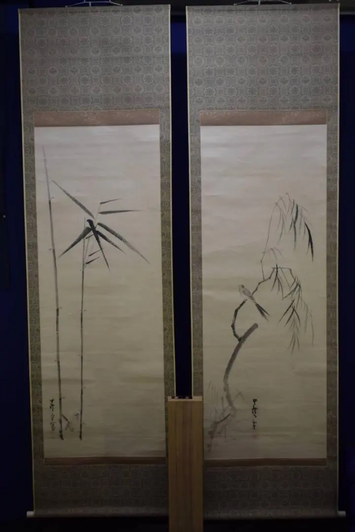 模写/長沢芦雪/芦雪竹図/桐共箱付/布袋屋掛軸HC-670 模写/長沢芦雪/芦雪竹図/桐共箱付/布袋屋掛軸HC-670 - メルカリ