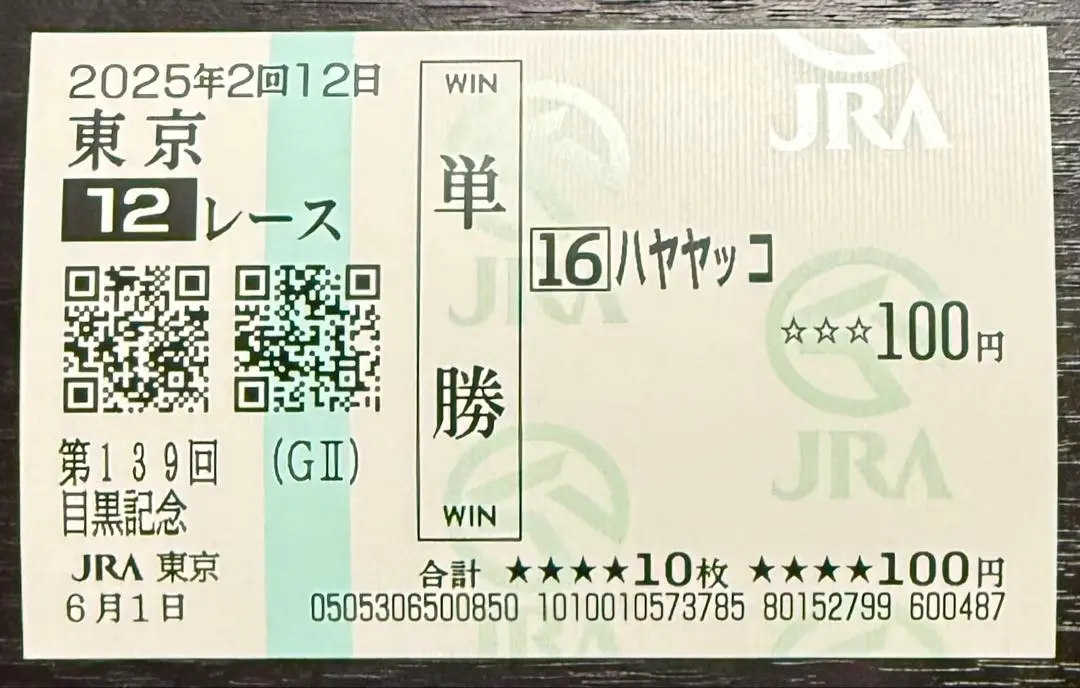 ハヤヤッコ / 有馬記念 / 2024 / 応援馬券 ハヤヤッコ / 有馬記念 / 2024 / 応援馬券 - メルカリ