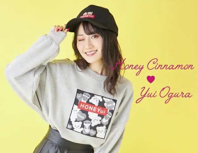 小倉唯 HONEYuiキャップ ジェットブラック 衣類 小倉唯 HONEYuiキャップ ジェットブラック 「HoneyCinnamon
