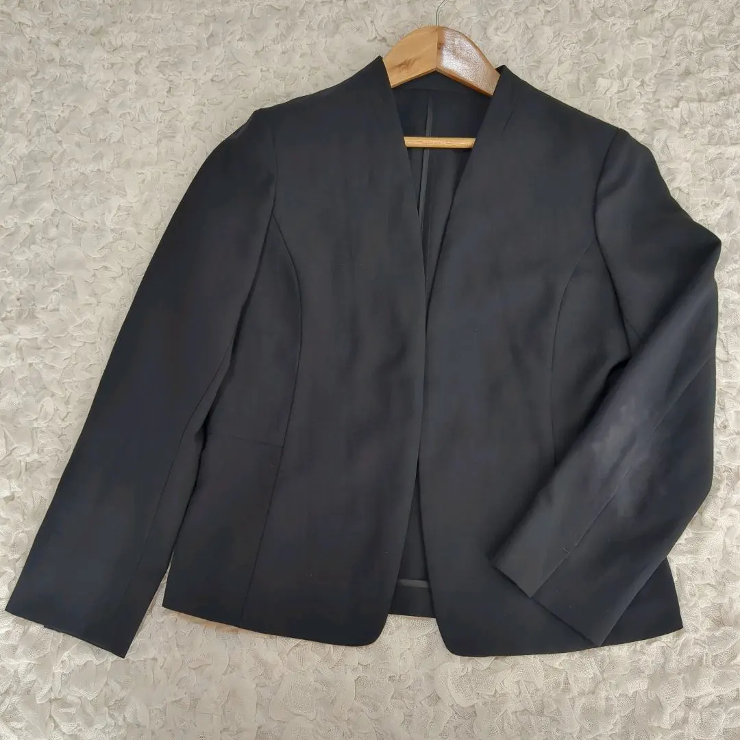 Thumbnail of 23区 No Collar Jacket Black Business Formal 38