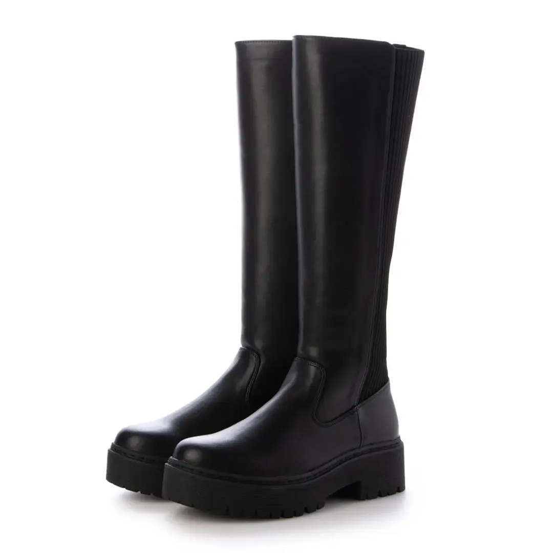 Thumbnail of HEAL ME Tank Sole Rib Knit Long Boots - Unused