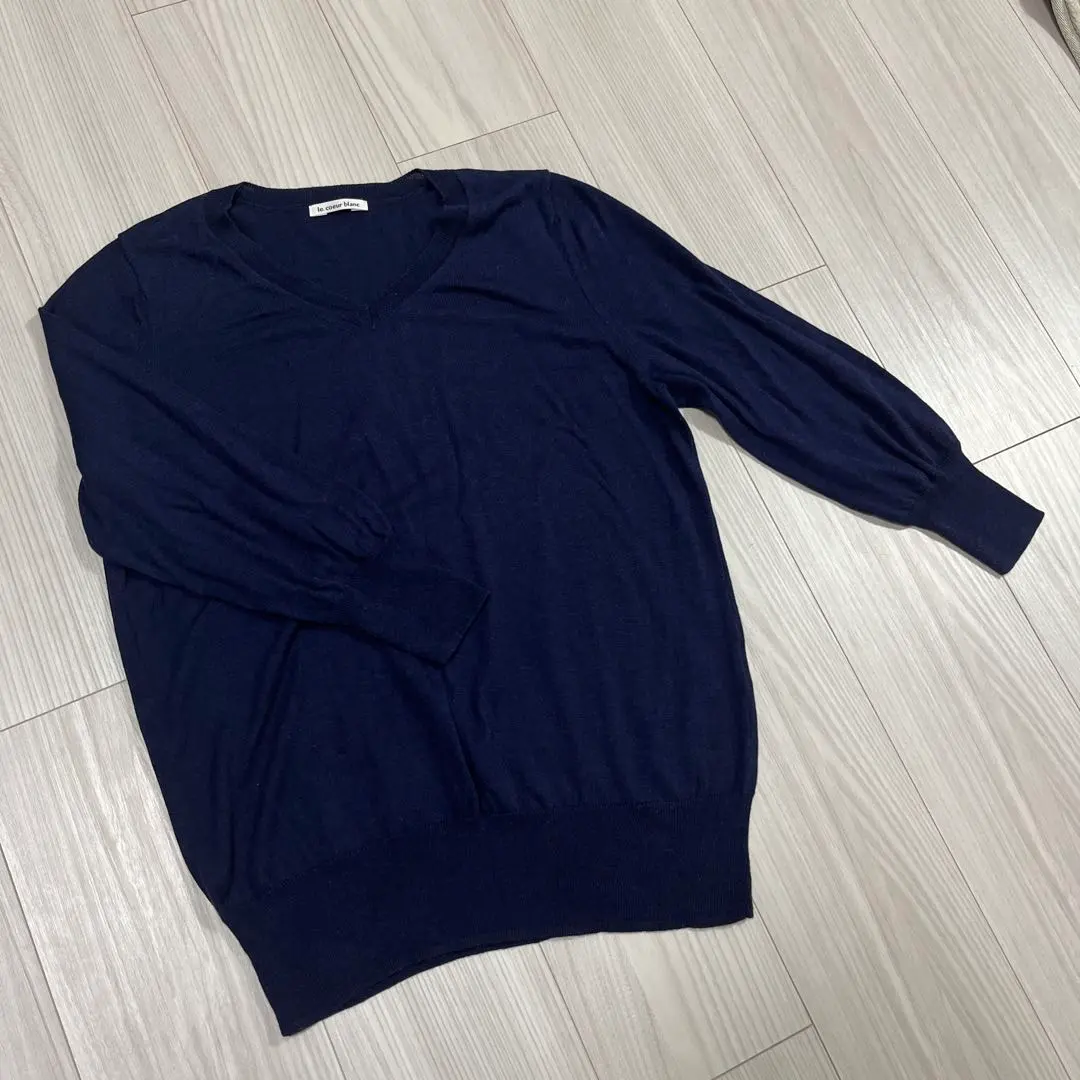 Thumbnail of le.coeur blanc Navy Knit 38