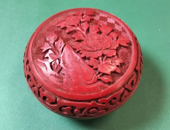 Thumbnail of Final Price Reduction: Tea Ceremony Utensil, Incense Container, Tushu, Chinese Item, Tushu Copy