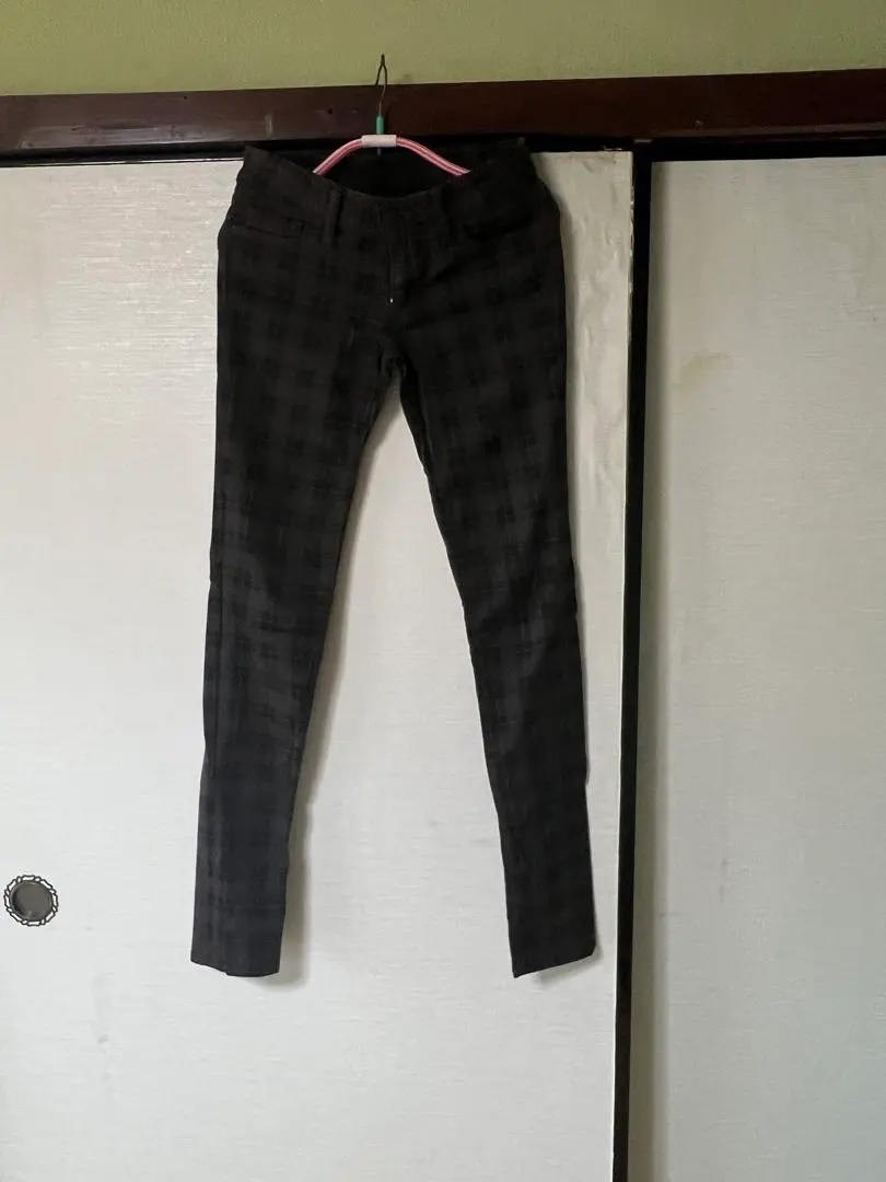 Thumbnail of BLACK BY MOUSSY Checkered Slim Pants XS