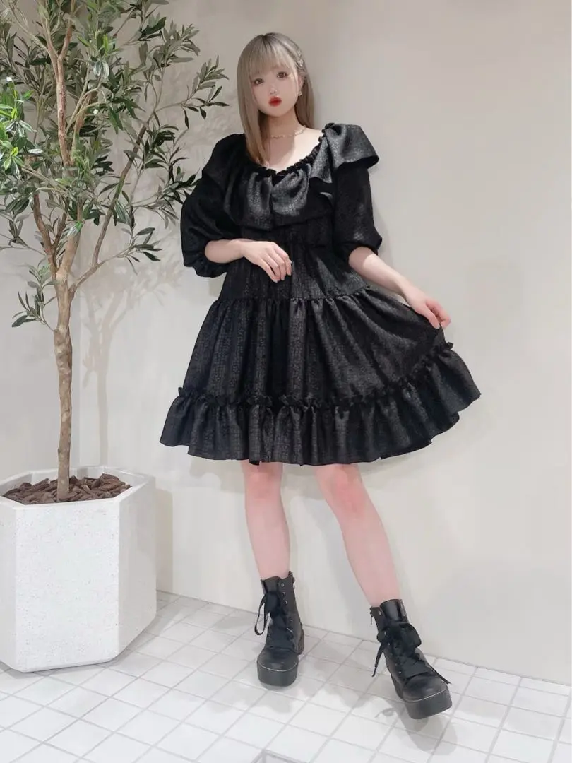新品 リルリリー pain フラワージャガードドレスコート ワンピース フリル 2025年最新】lilLilly その他の人気アイテム - メルカリ