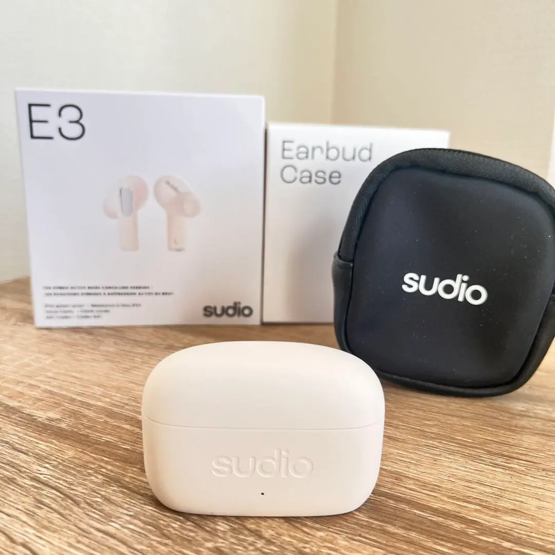 Sudio E3 ワイヤレスイヤフォン 最終値下げ Sudio E3 パールホワイト | ハイブリッドアクティブノイズ