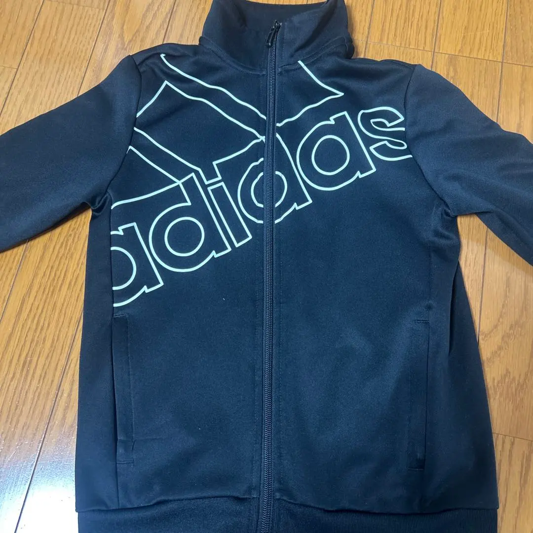 Thumbnail of Adidas black jersey full zip