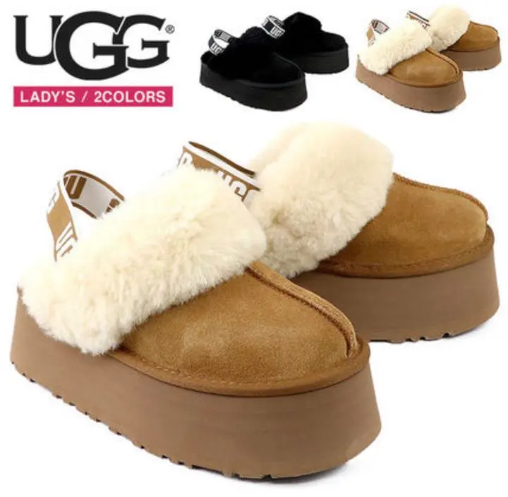 UGG ファンケット　ベージュ UGG W FUNKETTE MUSTARD SEED（アグ ファンケット-ベージュ