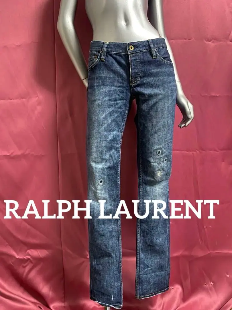 RALPH LAURENT◇ラルフローレン◇レディースストレートデニムパンツ ポロ・ラルフローレン デニムパンツ レディース SIZE 25 (S