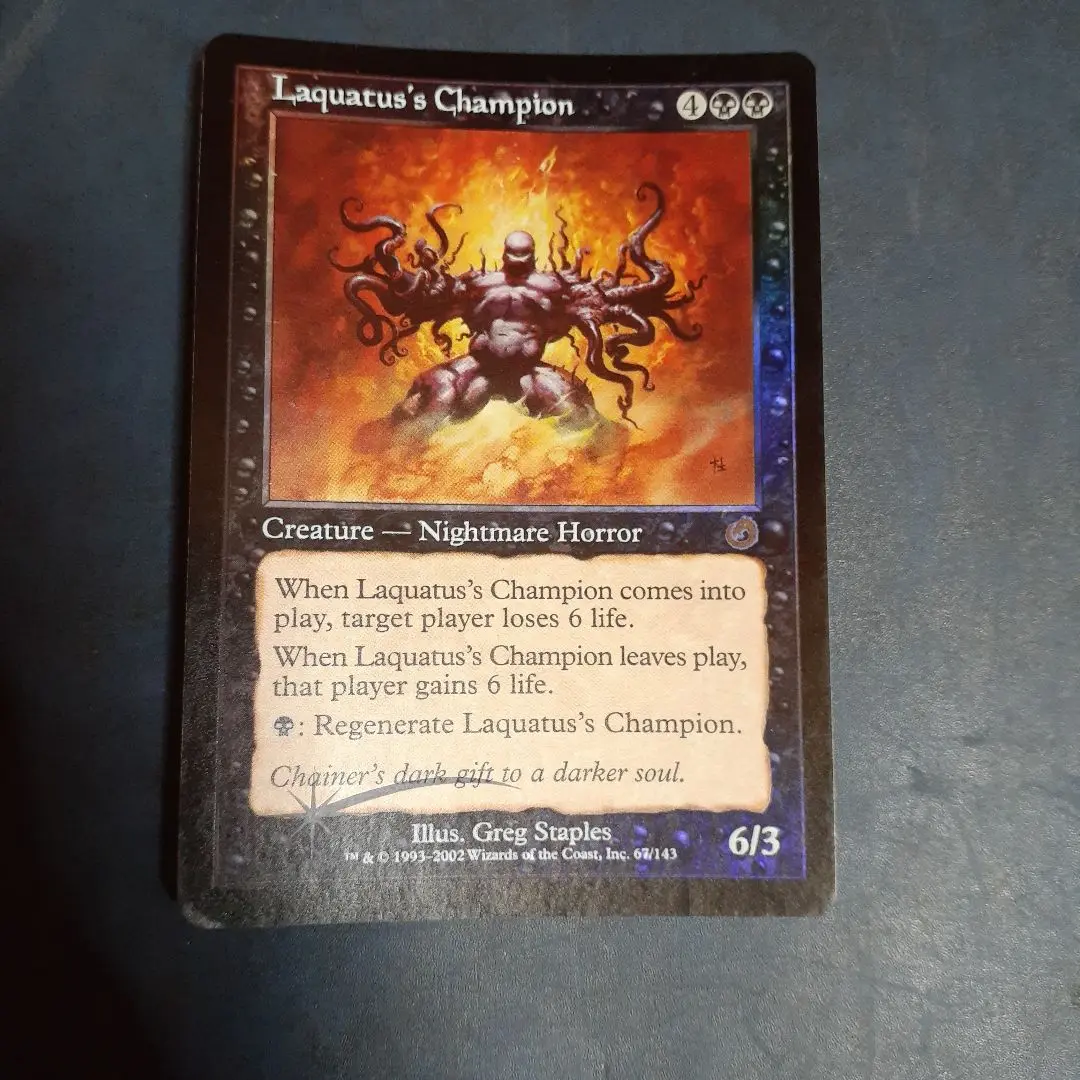 MTG ラクァタスのチャンピオン　foil ４枚セット　日本語二枚　英語二枚 MTG ラクァタスのチャンピオン foil 4枚セット 日本語二枚 英語