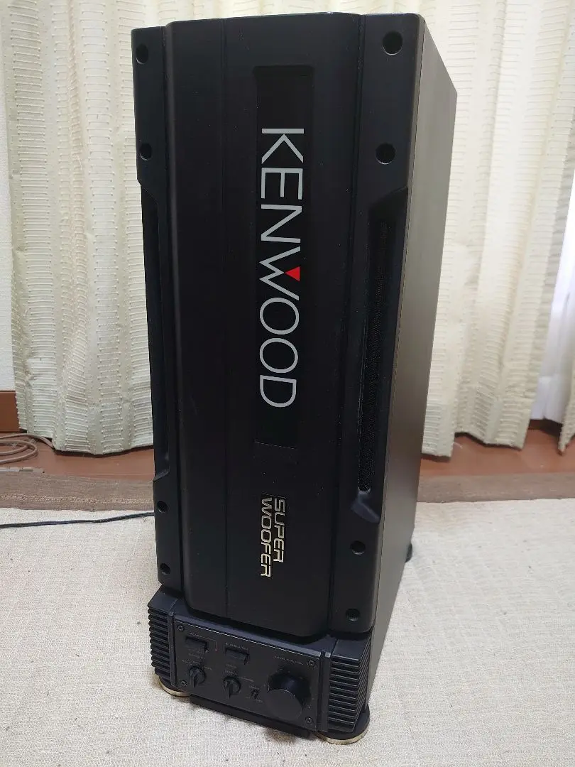 KENWOOD SUPER WOOFER ブラック SW-7 ケンウッド KENWOOD SUPER WOOFER SW-7 | 電気的懐古趣味