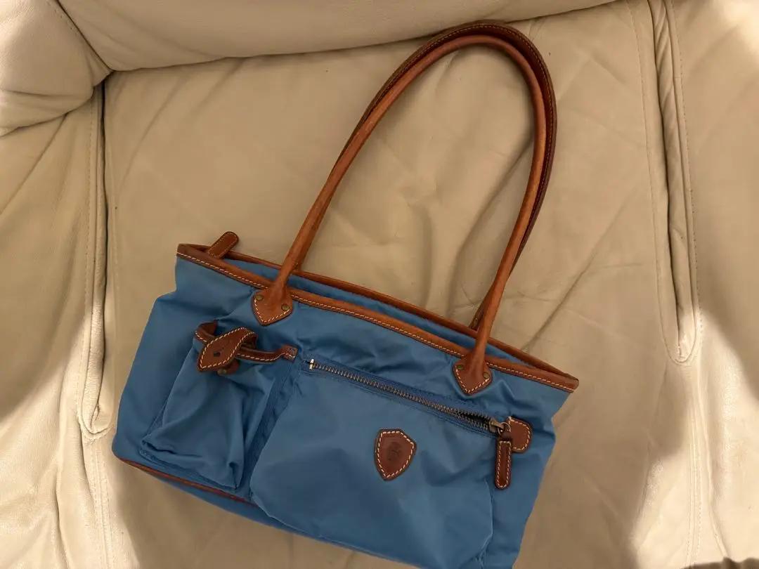 美品 Felisi ショルダーバッグ ブラック ナイロン×レザー 04-4 2層 Felisi フェリージ ショルダーバッグ 05/4/4/DS メンズ ナイロン
