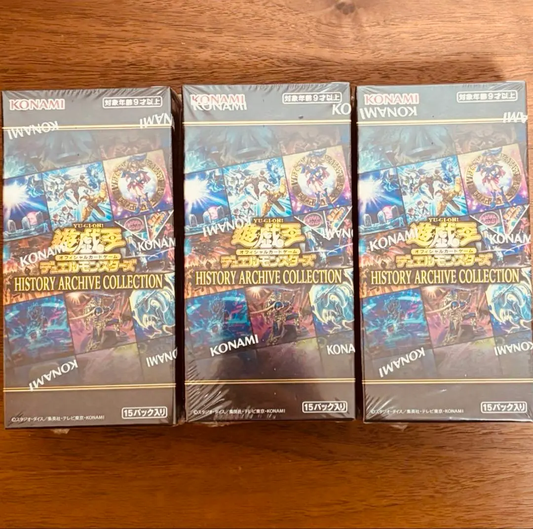 ヒストリーアーカイブコレクション ヒスコレ 遊戯王 3box まとめ売り 遊戯王カード セレクション5・ヒストリーアーカイブコレクション