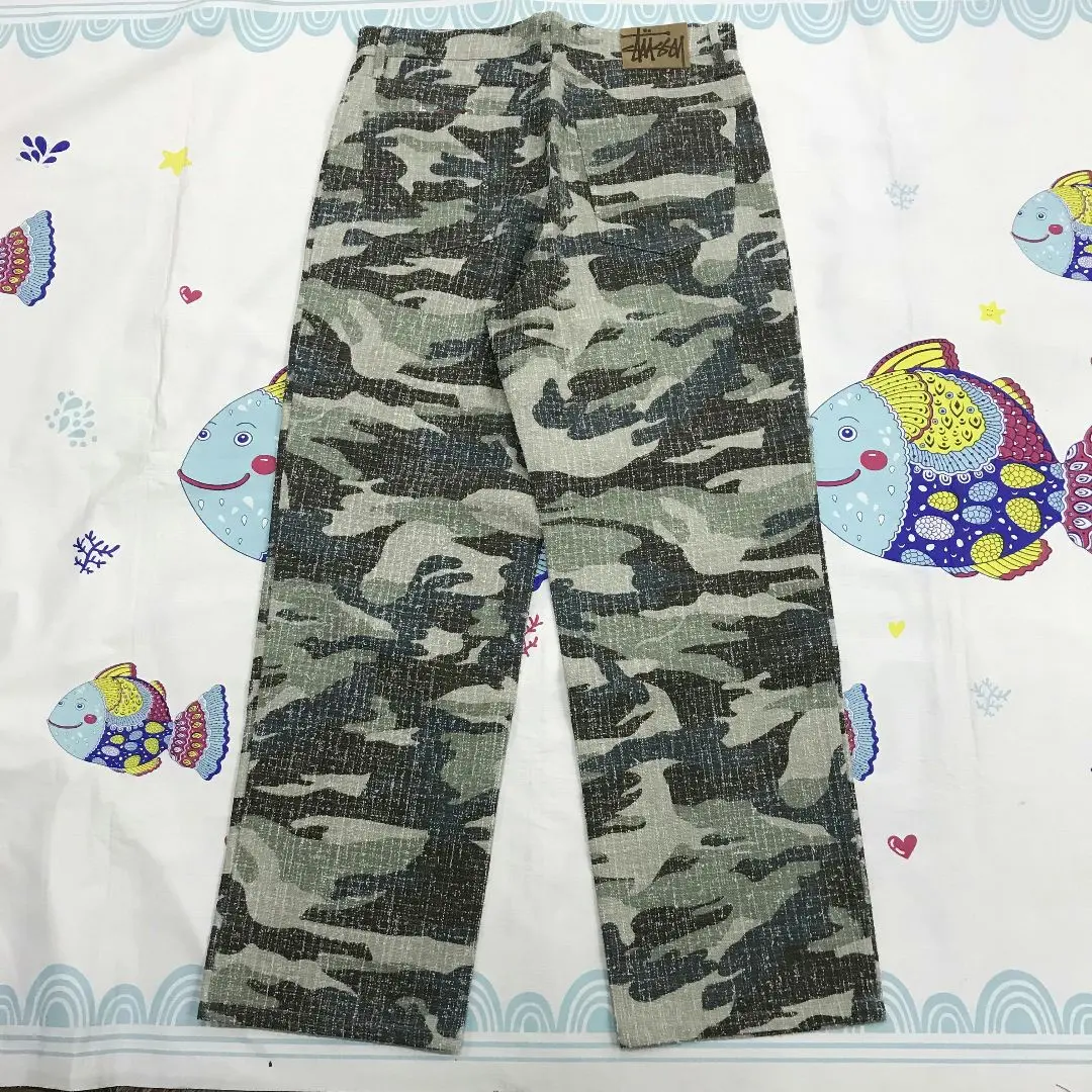 STUSSY TIGRIS CANVAS BIG OL LEAN カモ柄 - メルカリ