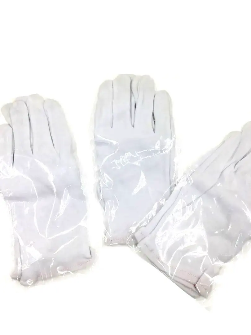 Thumbnail of White gloves, 3 sets, bulk sale, new