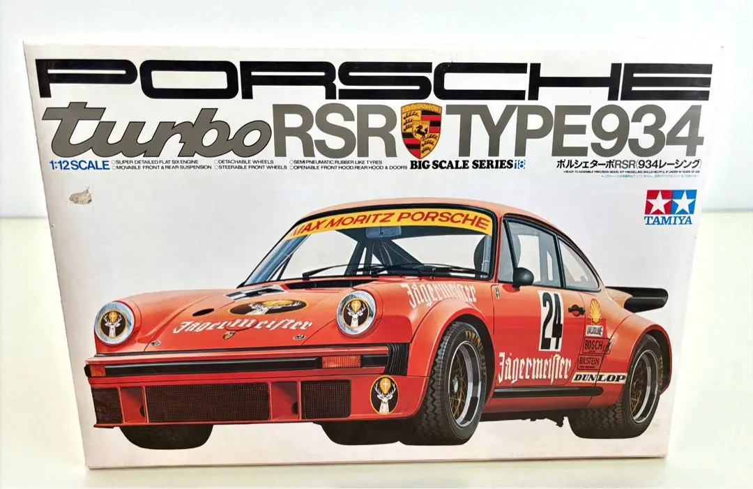 6SAM34【新品未使用】ポルシェ ターボRSR タイプ934 1/12 1/12 ポルシェ ターボ RSR 934 レーシング タムテックギア