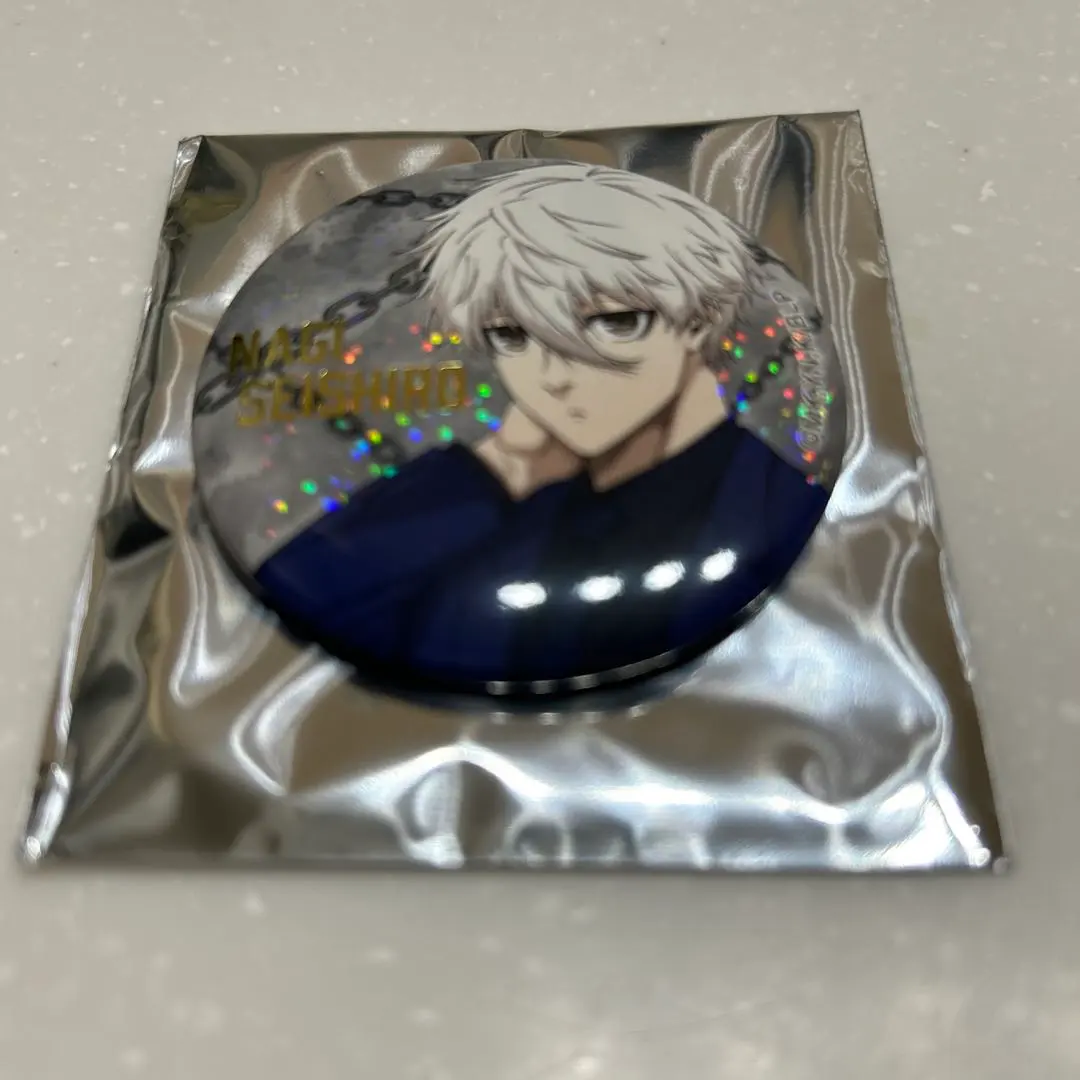 Thumbnail of Blue Lock Exhibition Trading Hologram Can Badge - Seishiro Nagi