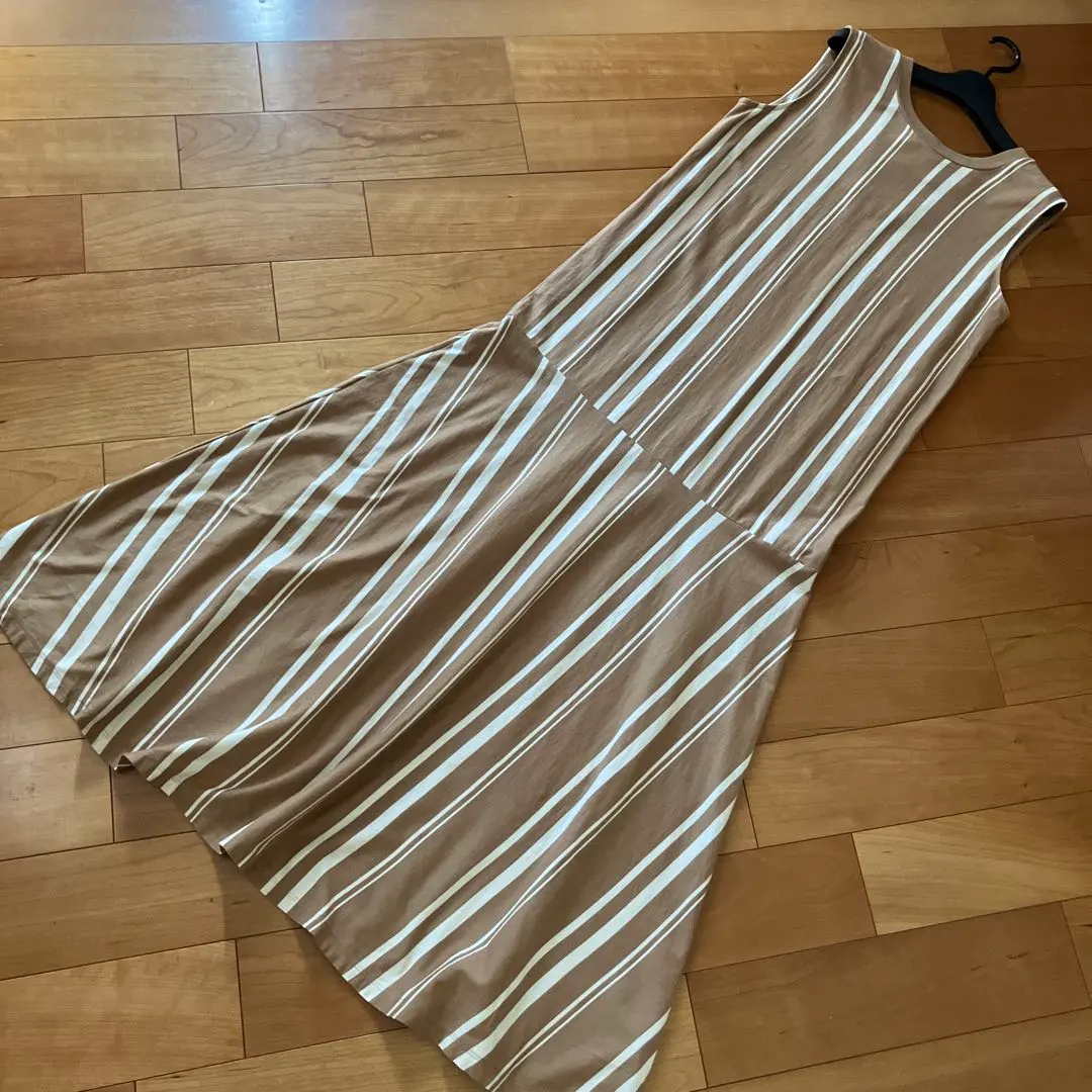 Thumbnail of [Excellent Condition] Macphee Tomorrowland Striped Long Dress Cotton
