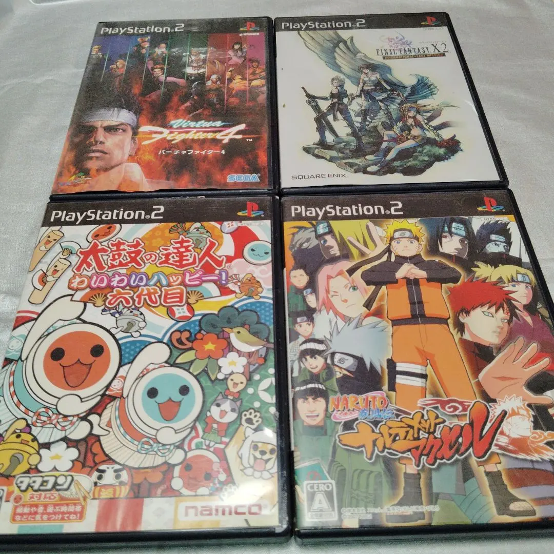 Thumbnail of PS2 game software set of 4: Virtua Fighter 4 and others