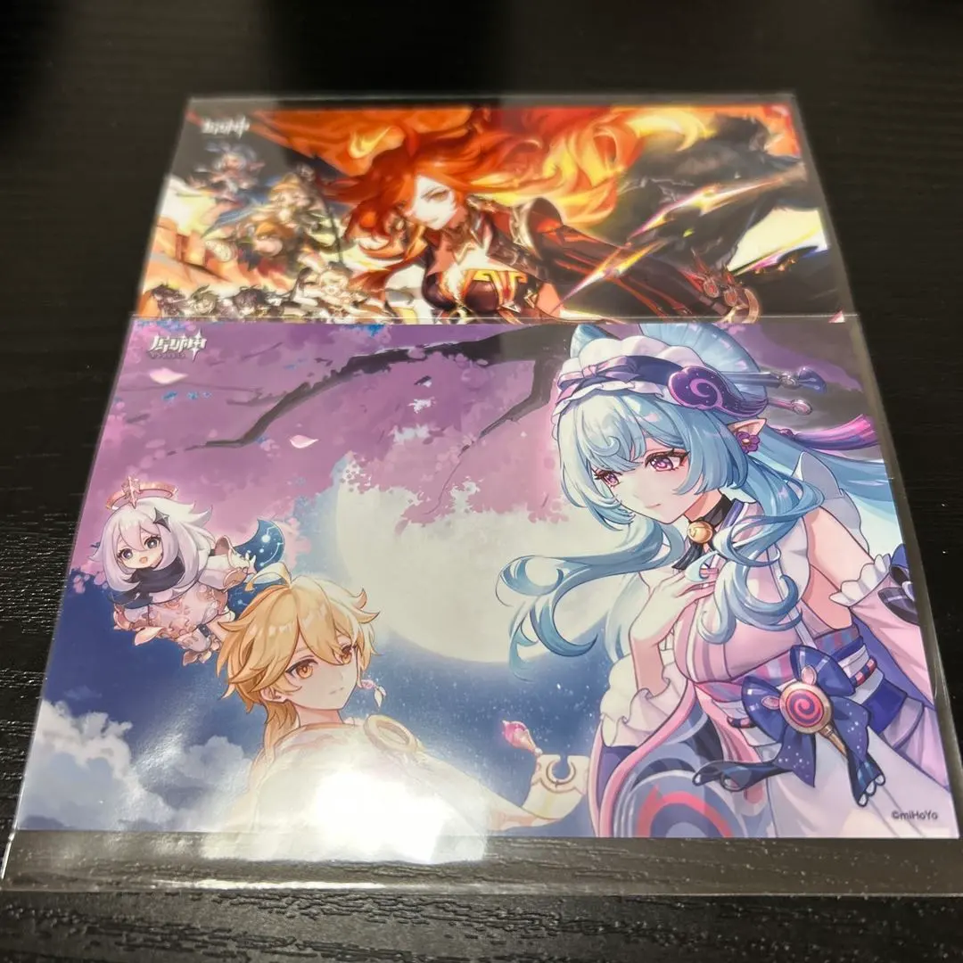 Thumbnail of Genshin Impact FamilyMart Print Random Bromide 2-piece Set, 3rd Edition, L Size