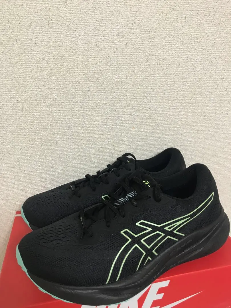 Thumbnail of ASICS Running Shoes Black/Mint