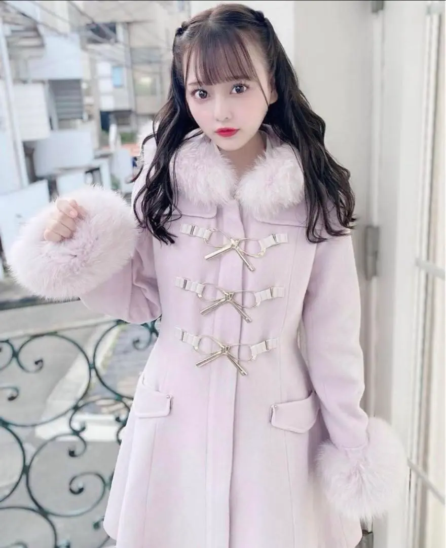 LODISPOTTO リュバンプリンセスダッフルロングコート　ピンク LODISPOTTO リュバンプリンセスダッフルロングコート ピンク
