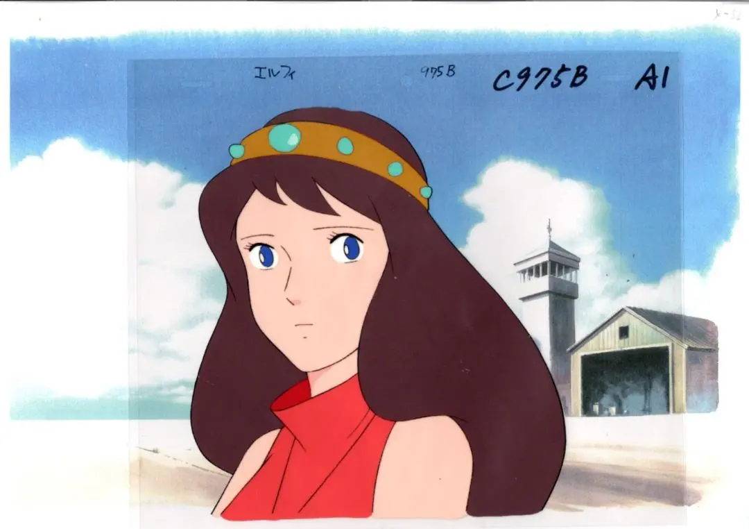 サンゴ礁伝説 青い海のエルフィ セル画 A1