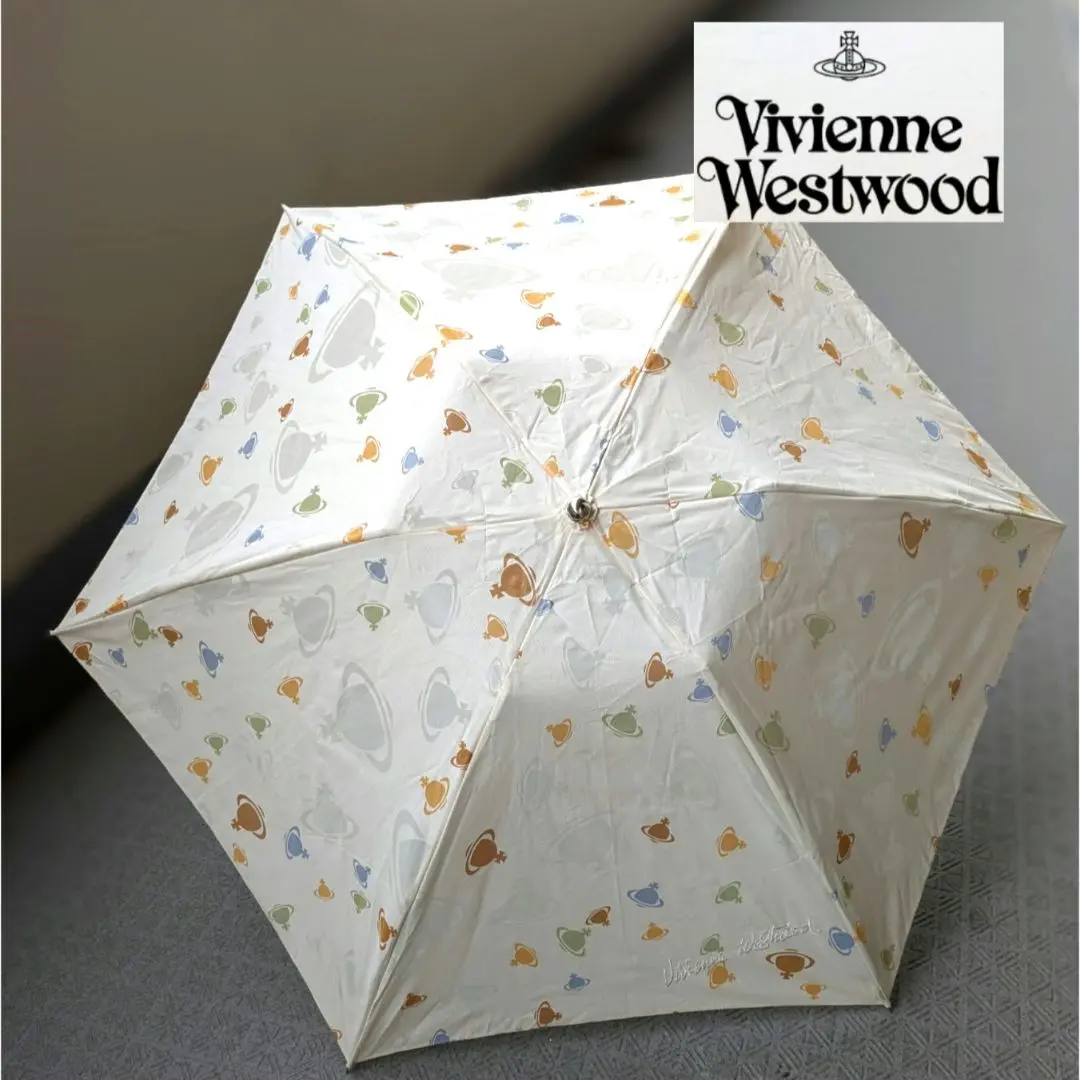 美品　ヴィヴィアンウエストウッド　日傘　傘　花柄　希少 Vivienne Westwood ヴィヴィアンウエストウッド 日傘 花柄 傘