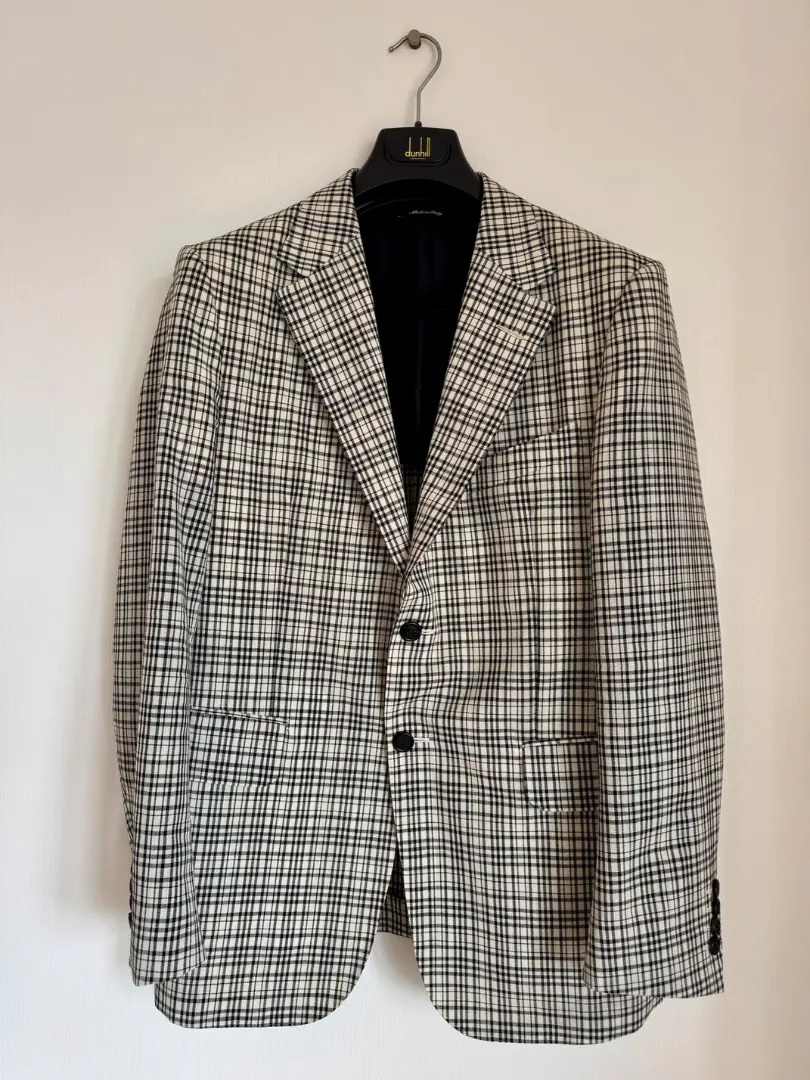 Thumbnail of [Price Reduced] Dunhill Checkered Tailored Jacket