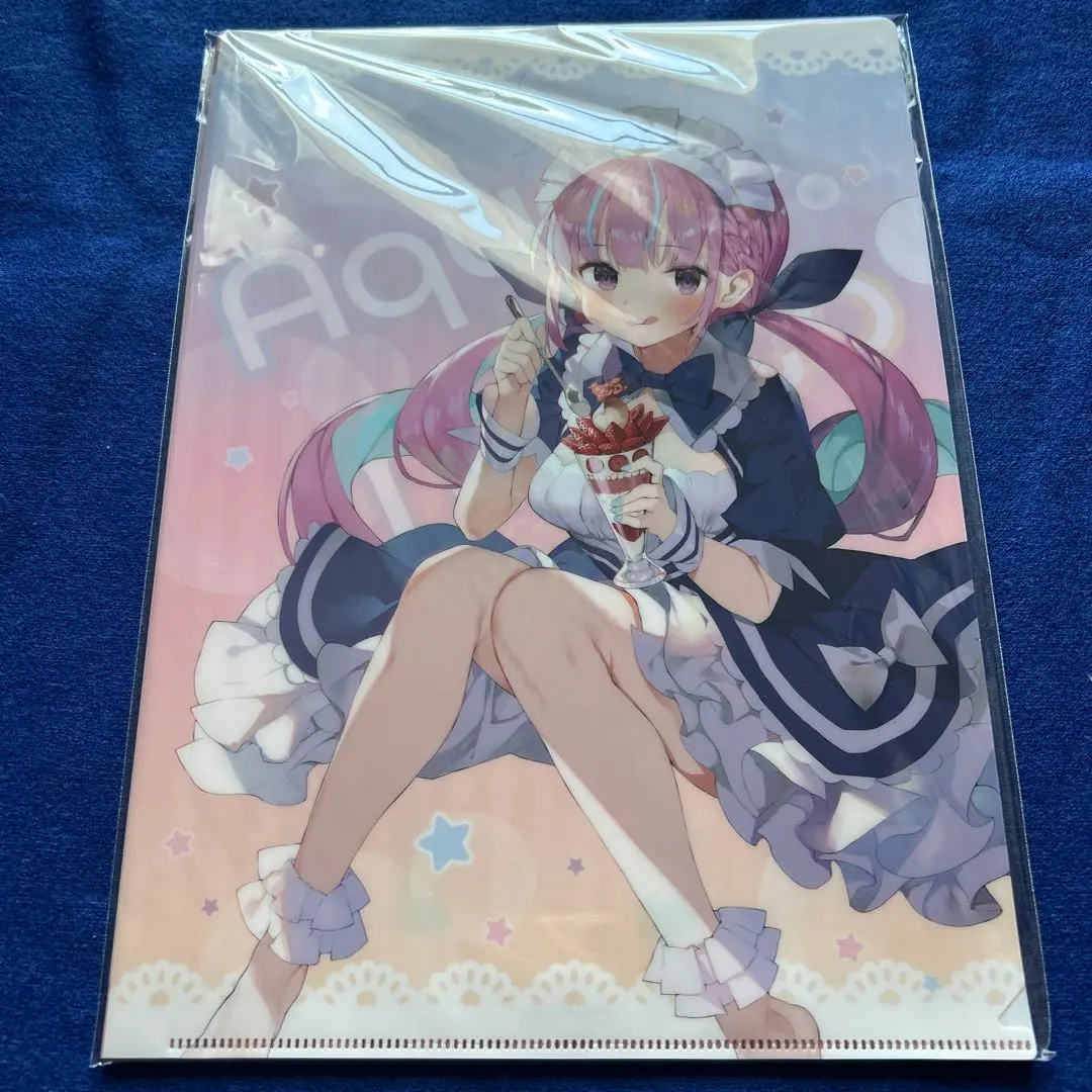 羅森限定透明文件夾 Hololive 湊阿庫婭等5張套裝 未開封品 的縮圖